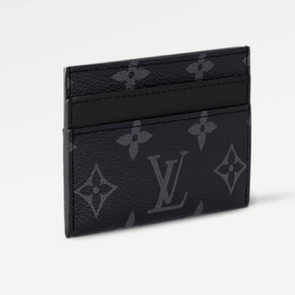 Louis Vuitton double card holder Monogram Eclipse - Picture 7 of 12